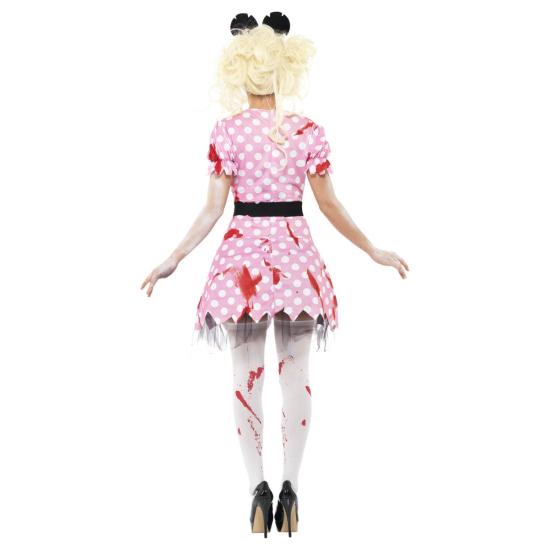 Fato de zumbi Minnie para menina