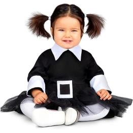 Fantasia de bebê Wednesday Addams