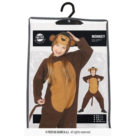 Fantasia de macaco da selva tamanho infantil