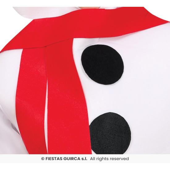 Fantasia de boneco de neve para crianças