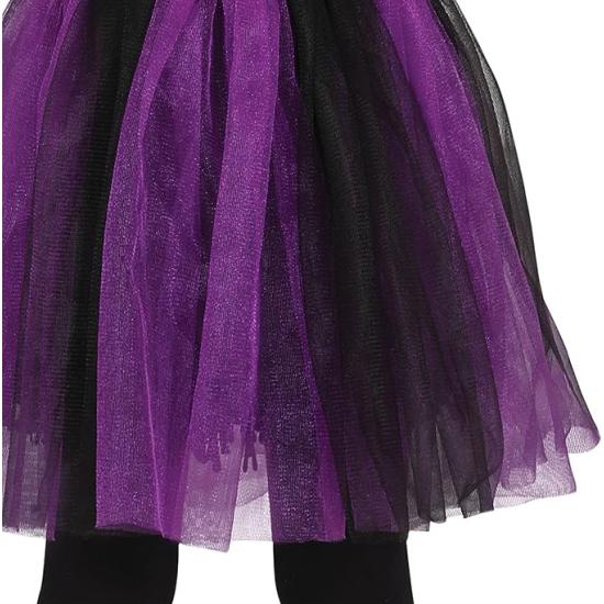 Fantasia de Morcego Lilás para Meninas - Fantasia de Morcego com Tiara de Morcego, Vestido de Tutu e Asas - Fantasias de Halloween para Meninas