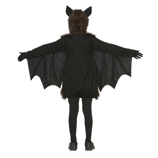 Fato de morcego peludo infantil