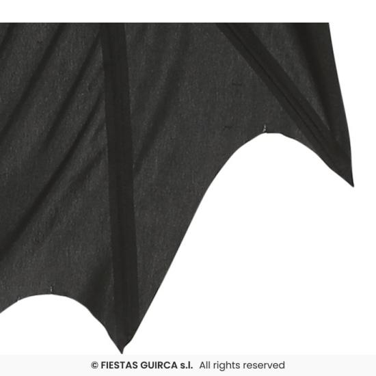 Fato de morcego peludo infantil