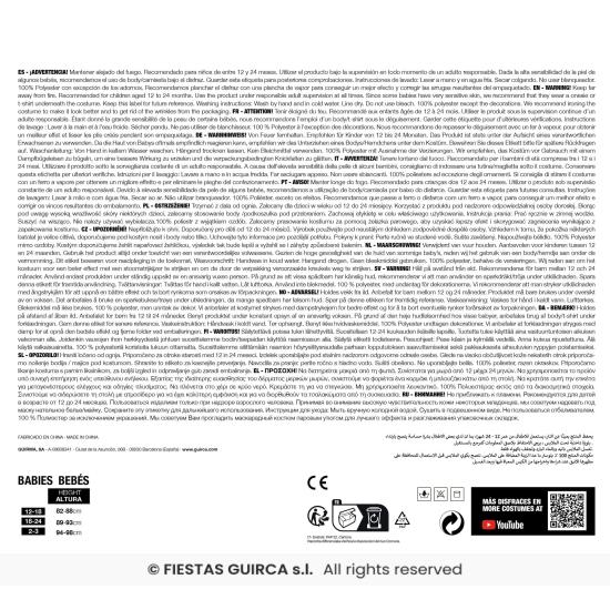 Fantasia de ovelha bebê.