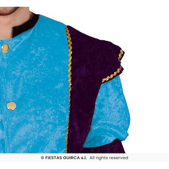 Fato de página real azul adulto Fato de página real azul adulto