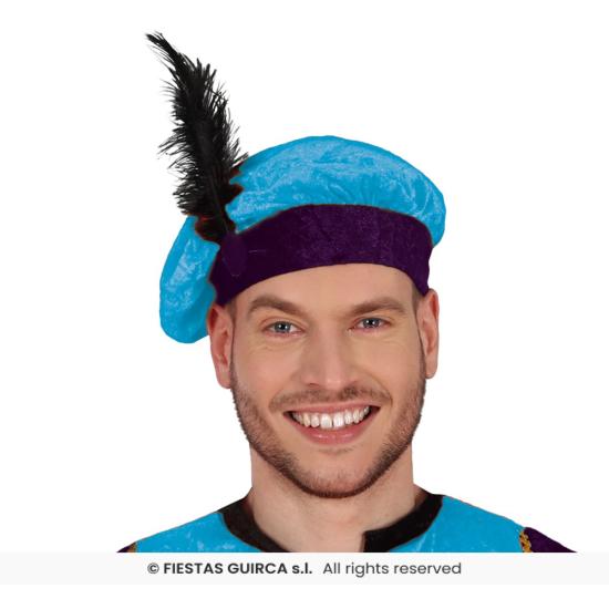 Fato de página real azul adulto Fato de página real azul adulto