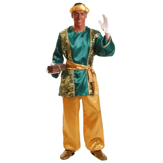 Fato de pajem real de Baltasar para adulto Fato de pajem real de Baltasar para adulto