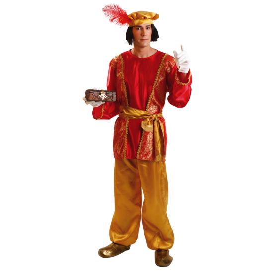 Fato de Página Real de Gaspar para adulto Fato de Página Real de Gaspar para adulto