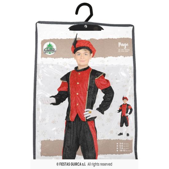 Fantasia Página Vermelha para Menino