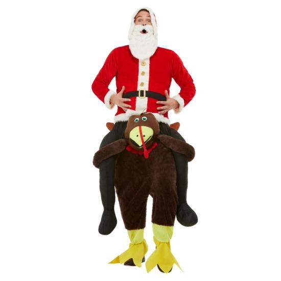 Fantasia de peru adulto em cavalo Fantasia de peru adulto em cavalo