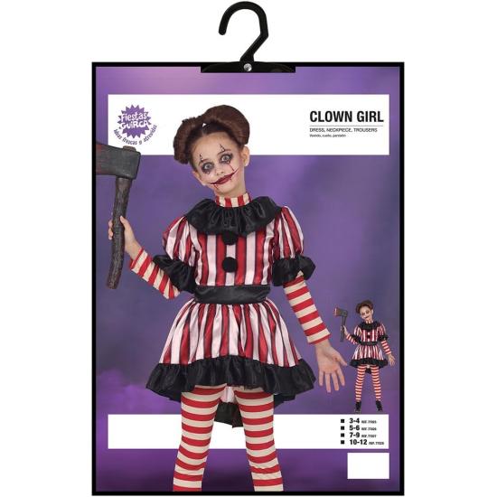 Fantasia de Palhaço Assassino para Meninas