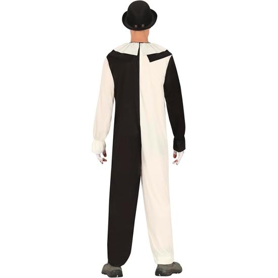 Fantasia de Palhaço Impiedoso Terrificador Masculino – Gola Sangrenta e Macacão