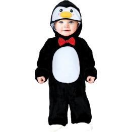 Adorável fantasia de pinguim para bebê