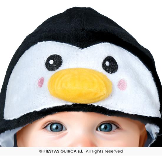 Adorável fantasia de pinguim para bebê