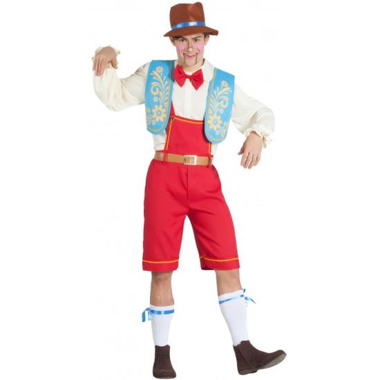 Fantasia engraçada de Pinóquio para homem