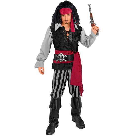 🎭 Fantasia clássica de pirata masculina – 7 peças 🎭 Fantasia clássica de pirata masculina – 7 peças