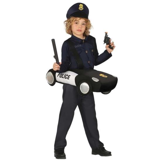 Fantasia infantil de carro de polícia Fantasia infantil de carro de polícia