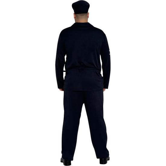 Fantasia de polícia adulto plus size