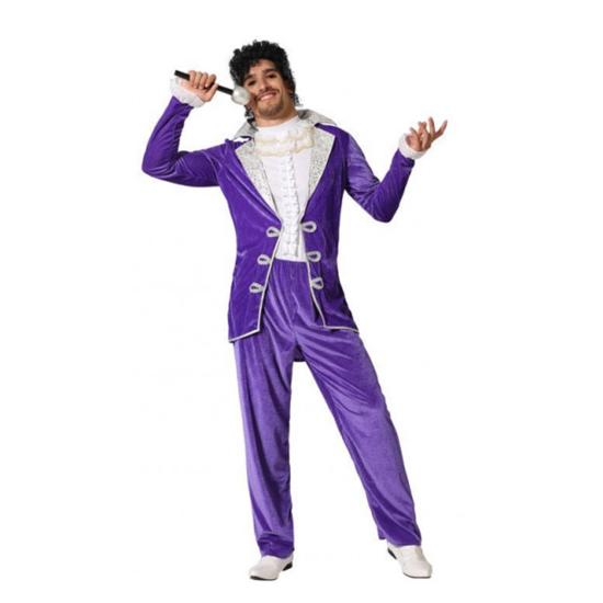 Fantasia de Príncipe "Purple Rain" econômica para homem Fantasia de Príncipe "Purple Rain" econômica para homem