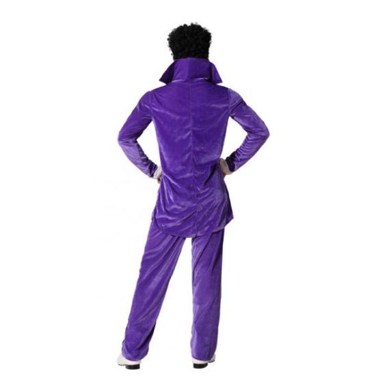 Fantasia de Príncipe "Purple Rain" econômica para homem Fantasia de Príncipe "Purple Rain" econômica para homem