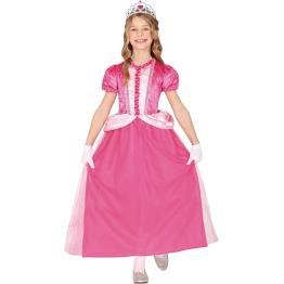 Fantasia de princesa rosa para meninas