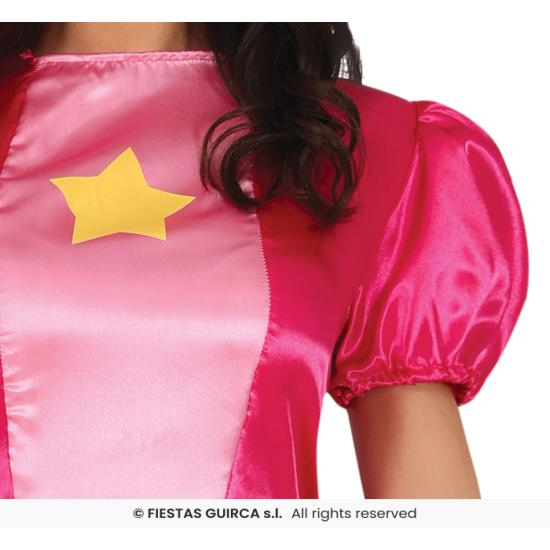 Fato de Princesa Peac Mario para mulher Fato de Princesa Peac Mario para mulher