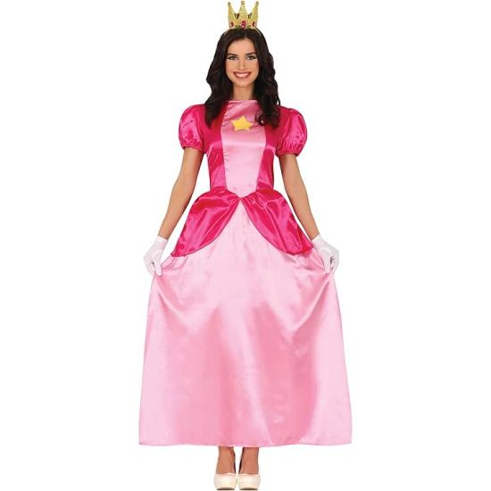 Fato de Princesa Peac Mario para mulher Fato de Princesa Peac Mario para mulher