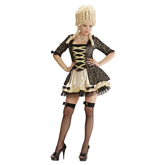 Fato de Rainha Barroca Negra para adulto