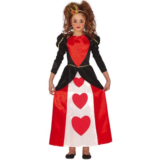 Fato de Rainha de Copas Alice para menina