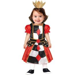 Fato de Rainha de Copas para bebé