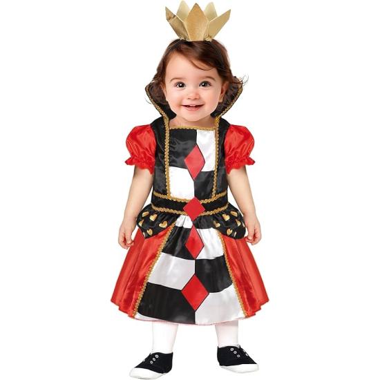 Fato de Rainha de Copas para bebé Fato de Rainha de Copas para bebé
