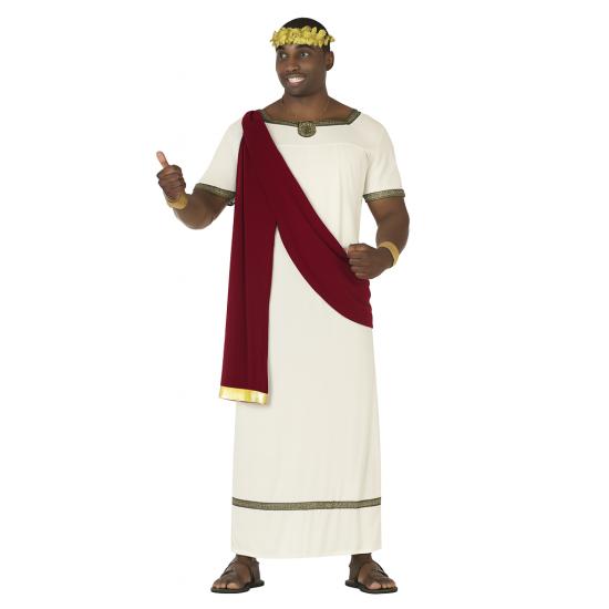 Fato de César Augusto romano para homem