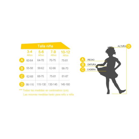 Fato de menina russa.