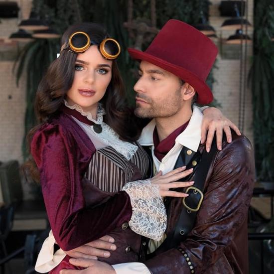 Disfraz de señorita Steampunk para mujer