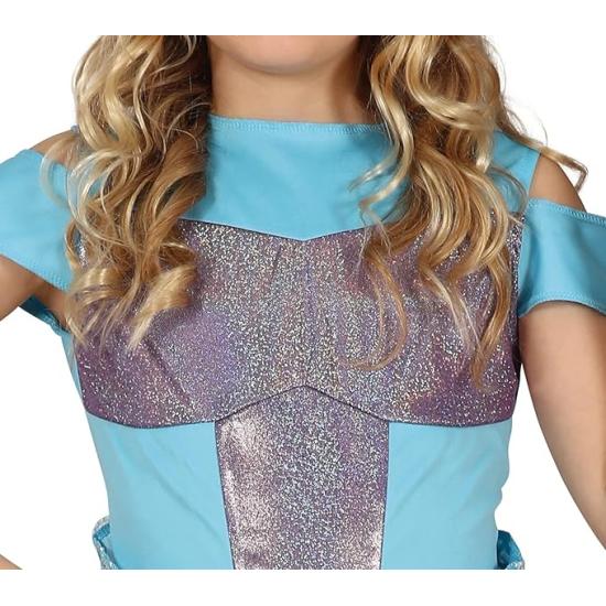 Fantasia de sereia brilhante para menina