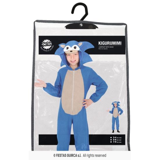 Fato de Sonic Kigurumi para menino