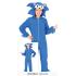 Fato de Sonic Kigurumi para menino