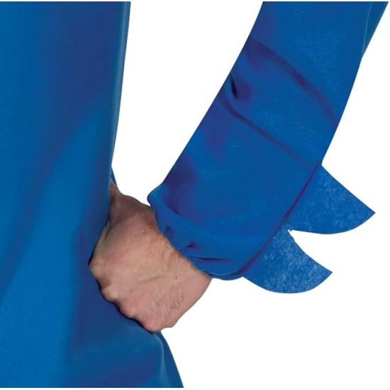 Fantasia do Sonic para Homem – Macacão Azul com Capuz Inspirado em Videojogos e Filmes Fantasia do Sonic para Homem – Macacão Azul com Capuz Inspirado em Videojogos e Filmes