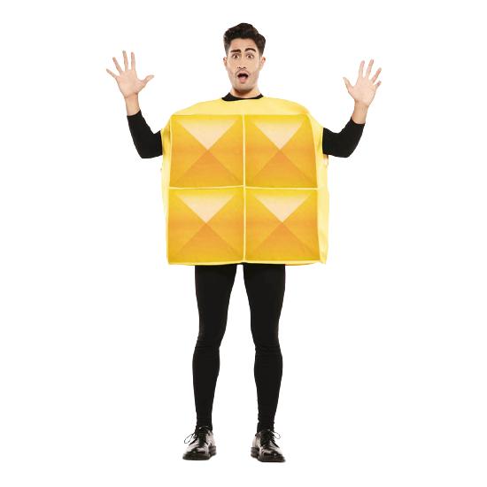 Fato de Tetris amarelo para adulto Fato de Tetris amarelo para adulto