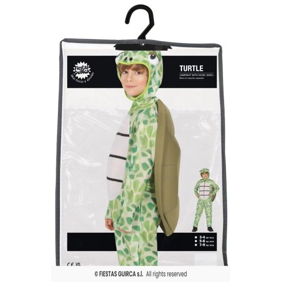 Fantasia de Tartaruga Marinha para Meninos – Macacão com Capuz e Casco