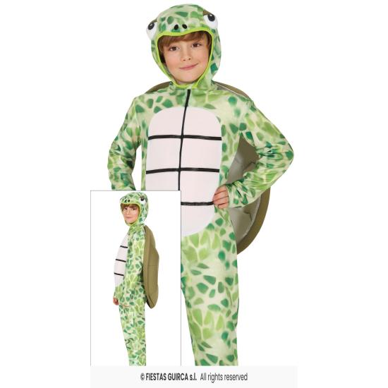 Fantasia de Tartaruga Marinha para Meninos – Macacão com Capuz e Casco