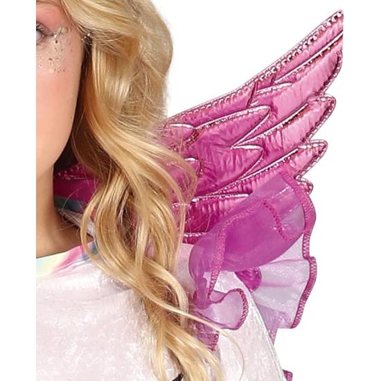 Fantasia de Unicórnio Arco-Íris com Asas para Meninas