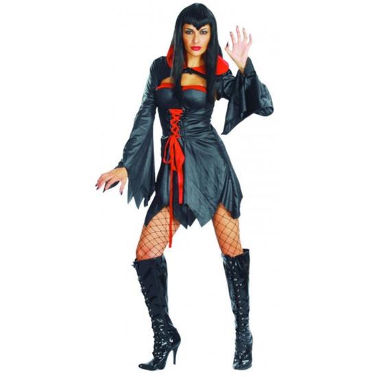 Fato de vampiro negro adulto