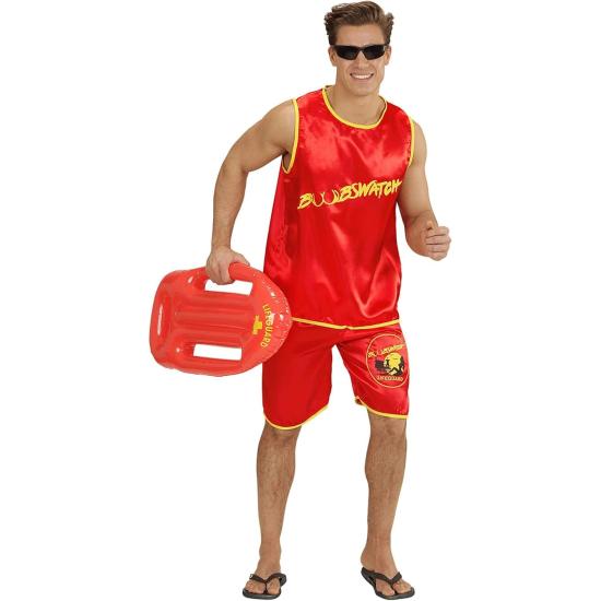 Fantasia de observador de seios de salva-vidas novato masculino