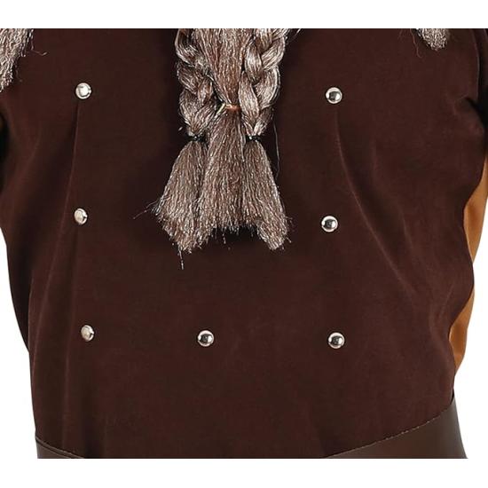 Fantasia de Viking Poderoso - Bravo Guerreiro para Homens Adultos