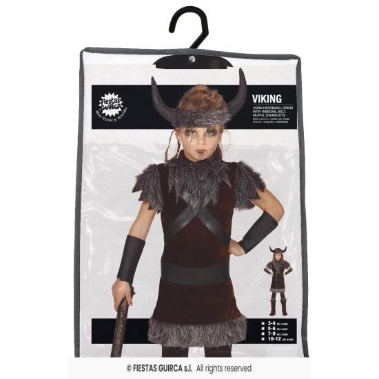 Fato de viking nórdico tamanho criança