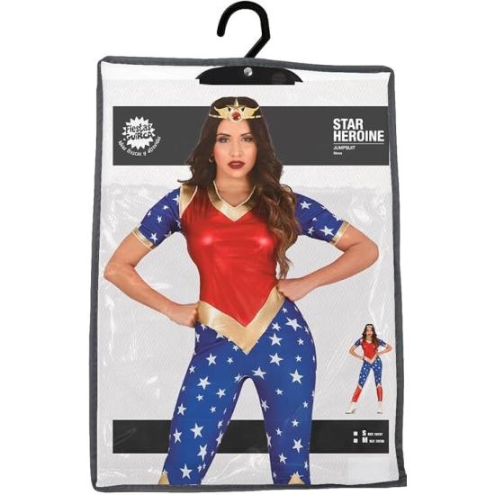 Fantasia econômica de Mulher-Maravilha para adulto