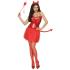 Fantasia sexy de diabo vermelho para menina