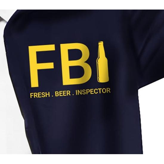 Fantasia adulta engraçada de cervejeiro do FBI **