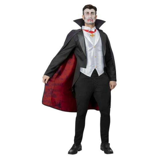 Fato de Drácula original da Universal Studios para adulto